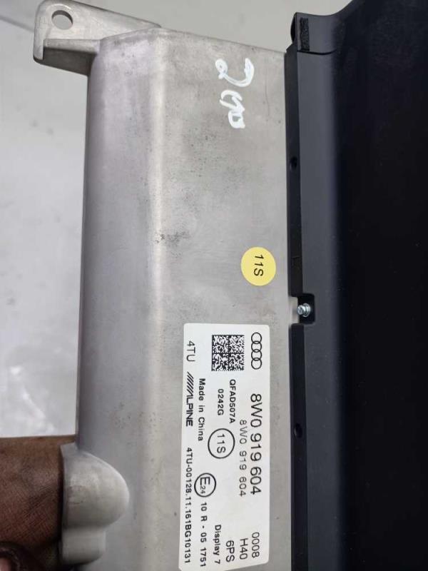 ECRAN AUDI A4 B9 2015-2020 - Vue 2